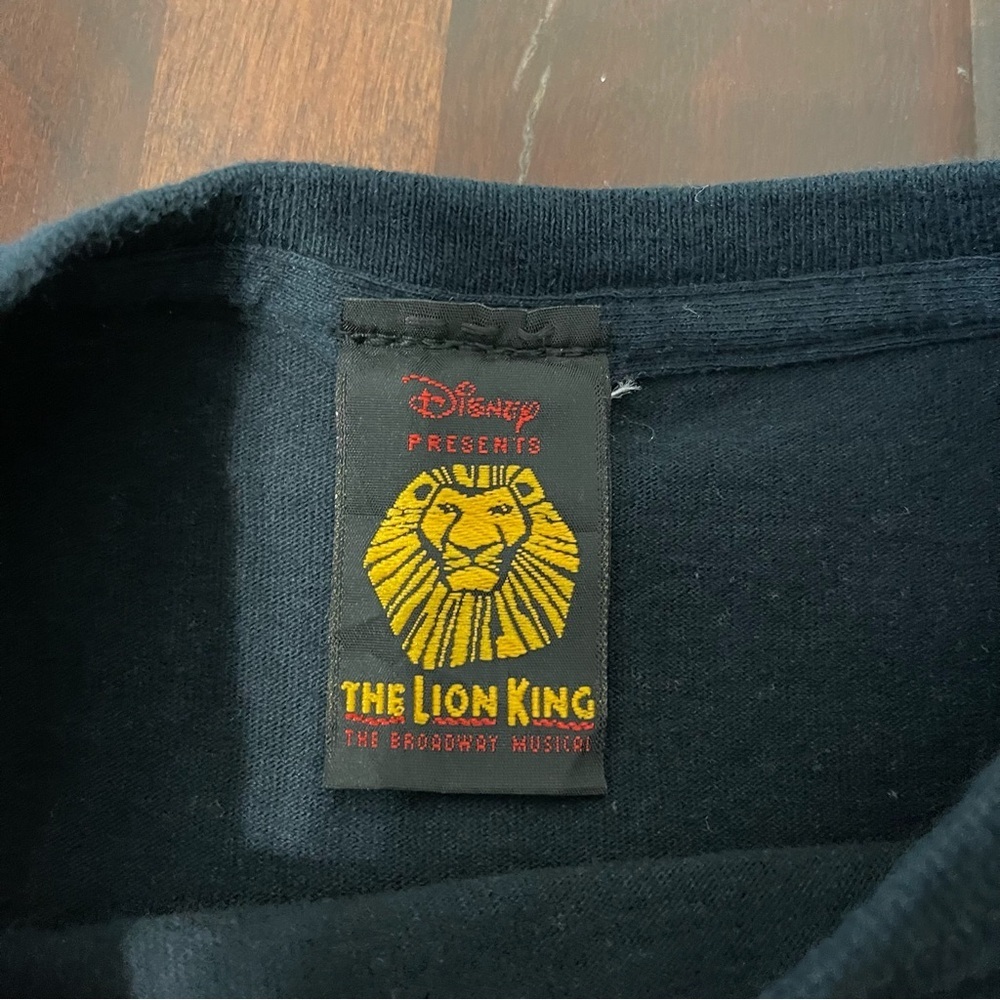 Disney The Lion King Broadway Musical Tshirt Youth Small Black - Picture 3 of 7